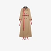 PALM ANGELS PALM ANGELS TRENCH COAT WITH RED BELT,PWEA008R18207002480012549901