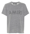 AMIRI PRINTED COTTON-BLEND T-SHIRT,P00289290-1