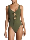 KARLA COLLETTO SWIM Allure V-Neck Silent Underwire Tank Maillot