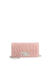 MIU MIU Matelasse Leather Clutch