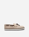 DOLCE & GABBANA SPORT LOAFERS IN SUEDE,A50142A127580703