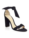 ALEXANDRE BIRMAN Clarita Suede Ankle-Tie Sandals