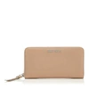JIMMY CHOO PIPPA BALLET PINK SOFT GRAINED GOAT LEATHER ZIP AROUND WALLET,PIPPAGRZ