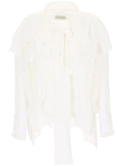 Faith Connexion Silk Blouse In White
