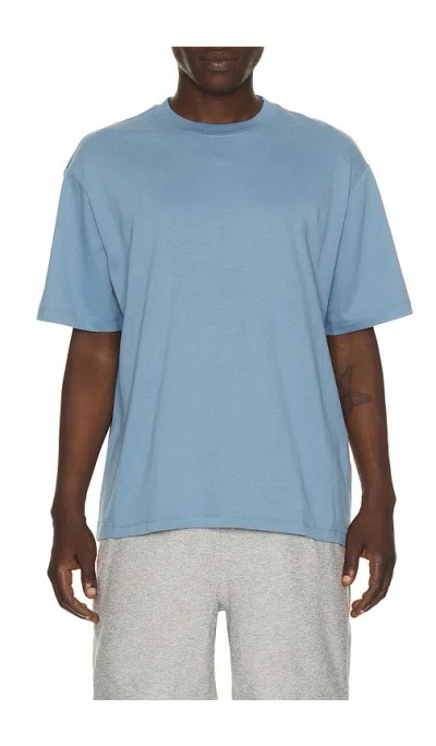 Beyond Yoga Softknit Cotton Tee In Harbor Blue