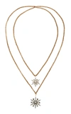 TONI + CHLOE GOUTAL WOMEN'S AVA ONE-OF-A-KIND ANTIQUE GOLD AND DIAMOND DOUBLE NECKLACE,644935