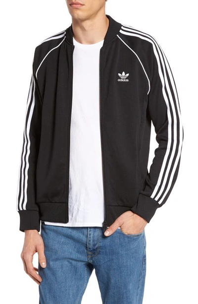 Adidas Originals Black Primeblue Adicolor Classics Sst Track Jacket