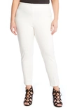 Karen Kane Piper Skinny Ankle Pants In Off White