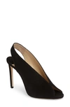 JIMMY CHOO SHAR PEEP TOE SLINGBACK PUMP,J000101351