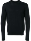 Prada Cashmere V-neck Jumper In F0002-nero