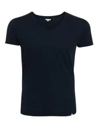 Orlebar Brown Ob-v Slim-fit Cotton-jersey T-shirt In Blue
