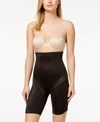 Miraclesuit Women's Cool Choice Extra-firm-control High-waist Thigh Slimmer 2409 In Black