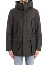 Woolrich Lp Mountain Virgin Wool Blend Parka In Green
