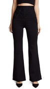 HERVE LEGER FLARED PANTS