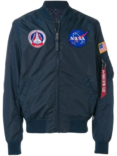 ALPHA INDUSTRIES NASA PATCH BOMBER JACKET,18610112622521