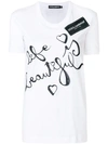 DOLCE & GABBANA Life Is Beautiful printed T-shirt,F8H50ZG7MTY12649006