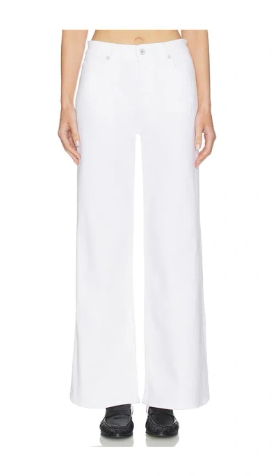 Ag Saige Wide Leg Jeans In Gallery White