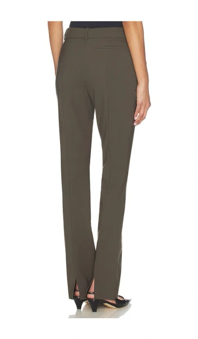 Eaves Ragni Straight Trouser In Olive Smoke