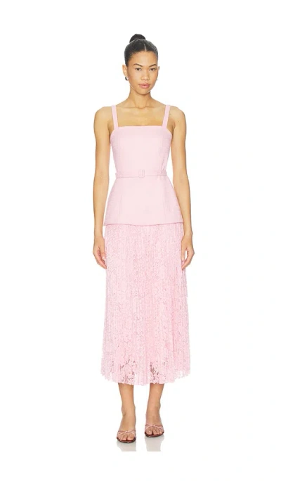 Astr Caitlin Dress In Pink