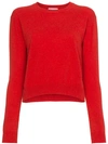 ALEXANDRA GOLOVANOFF RED FRANCOISE CASHMERE JUMPER,FRANCOISERED12477606