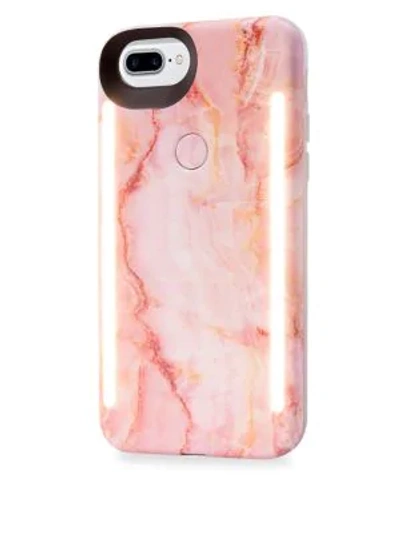 Lumee Duo Led Lighting Pink Quartz Iphone Iphone 6 Plus, 7 Plus, 8 Plus Case