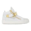 GIUSEPPE ZANOTTI White May London Donna High-Top Sneakers,RS80024 75859