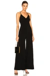 Norma Kamali Jersey Slip Jumpsuit In Black