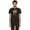 PS BY PAUL SMITH PS BY PAUL SMITH BLACK LARGE SKULL T-SHIRT,PUUD 010R P0235