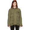 R13 Green Hooded Abu Jacket,R13W2070-03