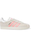 ADIDAS ORIGINALS WOMAN GAZELLE SUEDE SNEAKERS LIGHT GRAY,US 4772211930600414