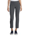 Vince Stitch Front Seam Legging Pants In Dark Gray