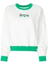 OFF-WHITE OFF-WHITE EMBROIDERED DETAIL SWEATSHIRT,OWBA026R18003002014012646318