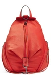 REBECCA MINKOFF JULIAN NYLON BACKPACK - RED,HH17FWNB01