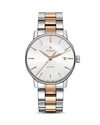 RADO COUPOLE CLASSIC AUTOMATIC STAINLESS STEEL & ROSE GOLD CERAMOS WATCH, 38MM,R22860022