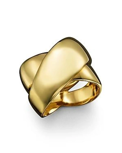 Roberto Coin 18k Yellow Gold Crossover Ring