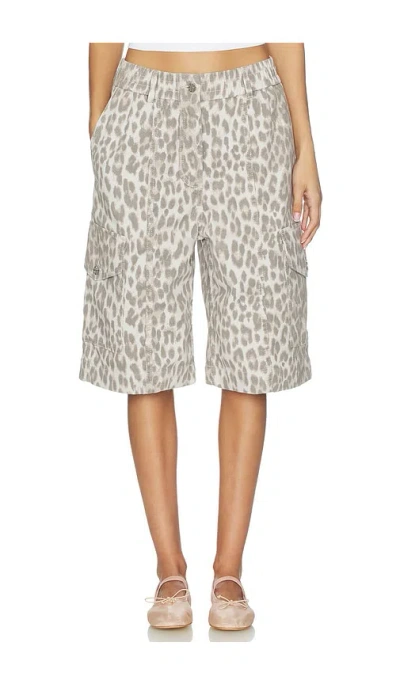 Baum Und Pferdgarten Neeto Short In Leopard Corduroy Mix