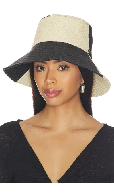 Brixton Harmony Packable Bucket Hat In Natural & Black