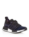 ADIDAS ORIGINALS WOMEN'S NMD R1 KNIT LACE UP SNEAKERS,AC8326