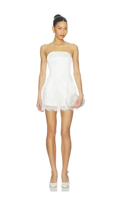 Amanda Uprichard Romilly Romper In White