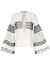 GIAMBATTISTA VALLI dotted print blouse,GVC1861712553896