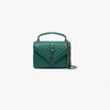 Saint Laurent Mittelgrosse 'college' Schultertasche - Grün In Green