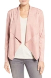 Kut From The Kloth Tayanita Faux Suede Jacket In Blush