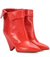 ISABEL MARANT LULIANA LEATHER ANKLE BOOTS,P00283204