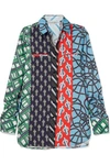 CARVEN PRINTED SILK-TWILL SHIRT