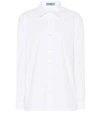 PRADA COTTON-BLEND SHIRT,P00299818-3