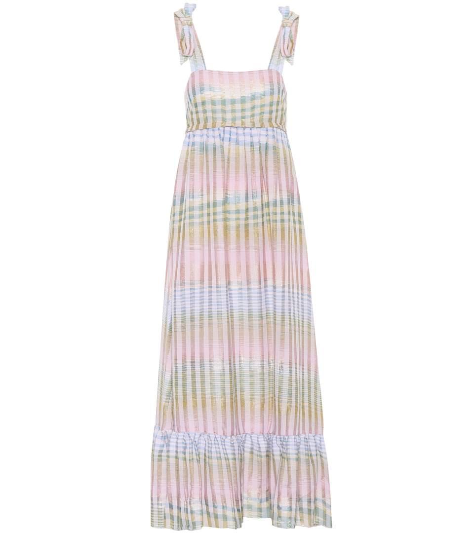 athena pink maxi dress
