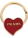 PRADA PRADA HEART KEYRING - RED,1PP0635312642857