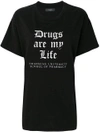 AMIRI AMIRI DRUG LIFE OVERSIZED T-SHIRT - BLACK,WTSSTDLO12660868