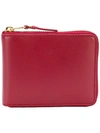 Comme Des Garçons Comme Des Garcons Wallets Red Line Zip Around Wallet In Red