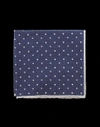 ELEVENTY Pocket Square With Polka Dots